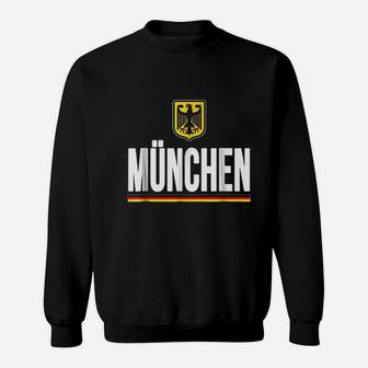 Munchen Germany German Flag Munich Tourist Sweatshirt | Crazezy UK