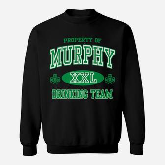 Murphy Family Irish Drinking Team St Patricks Day Sweatshirt | Crazezy UK