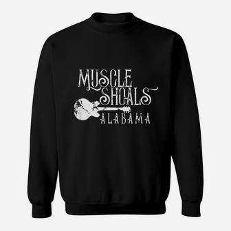 Muscle Shoals Alabama With Guitar Sweatshirt - Thegiftio UK
