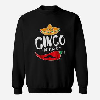 Mustache Cinco De Mayo Sweatshirt | Crazezy DE