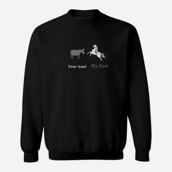 My Aunt Your Aunt Super Cute Unicorn Sweatshirt - Thegiftio UK