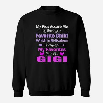 My Favorite Call Me Gigi Mothers Day Gift Sweatshirt | Crazezy CA