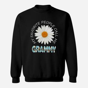 My Favorite People Call Me Grammy Sweatshirt | Crazezy DE