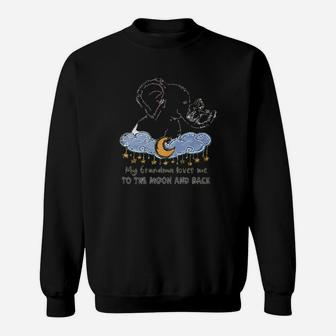 My Grandma Loves Me To The Moon And Back Elephant Sweatshirt - Thegiftio UK