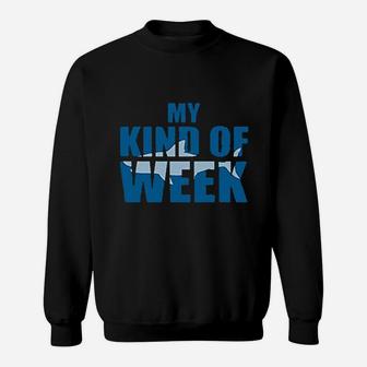 My Kind Of Week Shark Ocean Sweatshirt | Crazezy CA