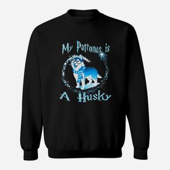 My Patronus Is A Husky Dog Lovers Sweatshirt | Crazezy CA