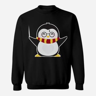 My Patronus Is A Penguin - Cute Design For Book Lovers Sweatshirt | Crazezy CA