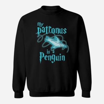 My Patronus Is A Penguin Cute Funny Animal Lover Sweatshirt | Crazezy UK