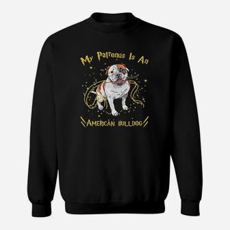 My Patronus Is American Bulldog Dog Lover Sweatshirt | Crazezy CA