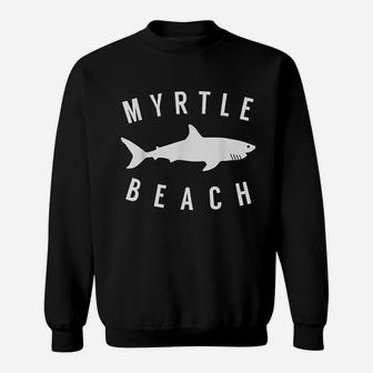 Myrtle Beach South Carolina Shark Sc Souvenir Sweatshirt - Thegiftio UK