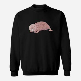 Nakd Mole Rat Gift Rodent Funny Africa Wrinkled Molerat Sweatshirt | Crazezy
