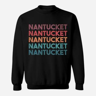 Nantucket Vintage Style Retro Color Sweatshirt | Crazezy