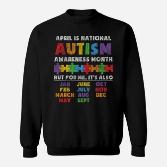 National Autism Awerness Month Autistic Kids Awareness Gift Sweatshirt | Crazezy
