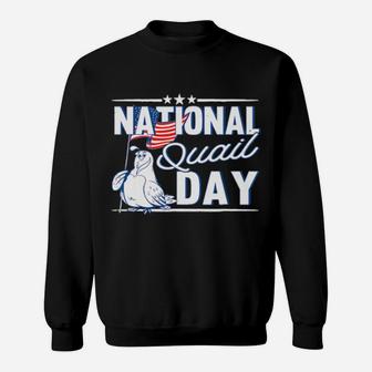 National Quail Usa Day 4Th Of July Sweatshirt - Monsterry