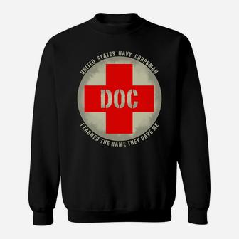 Navy Corpsman "Doc" Sweatshirt | Crazezy UK