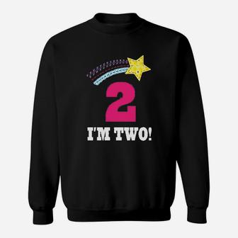 Nd Birthday 2 Year Old Rainbow Star Sweatshirt | Crazezy