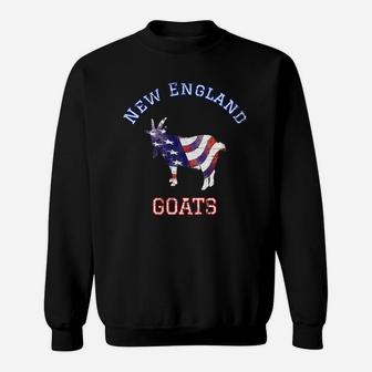 New England Super Funny Football Goat Sweatshirt - Thegiftio UK