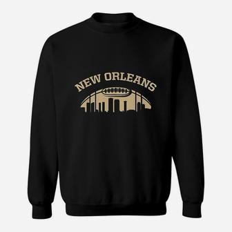 New Orleans Skyline New Orleans Football Sweatshirt