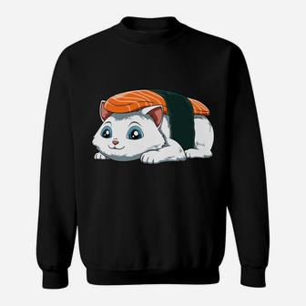 Nigiri Cat Sushi Chefs Cat Sushi Lovers Sushi Cats Sweatshirt | Crazezy