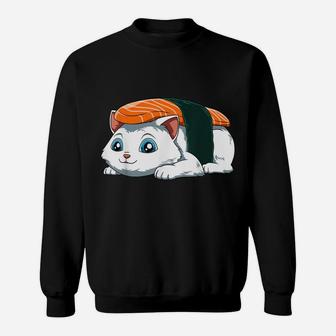 Nigiri Cat Sushi Chefs Cat Sushi Lovers Sushi Cats Sweatshirt | Crazezy