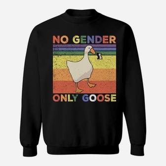 No Gender Only Goose Lgbt Sweatshirt - Monsterry DE