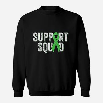 Non- Hodgkins Lymphoma Support Squad Lime Green Awareness Sweatshirt | Crazezy UK