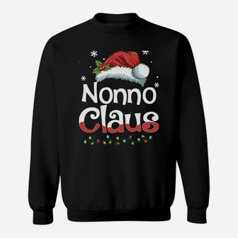 Nonno Claus Christmas Family Matching Pajama Funny Xmas Sweatshirt Sweatshirt | Crazezy DE