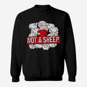 Not A Sheep Sweatshirt | Crazezy