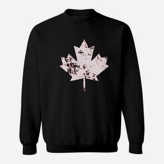 Nuffsaid Vintage Canada Maple Leaf Sweatshirt | Crazezy