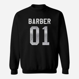 Number 1 Barber Sweatshirt | Crazezy
