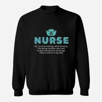 Nurse Definition Rn Registered Nurse Funny Nursing Gift Sweatshirt | Crazezy