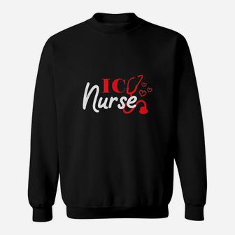 Nurse Gifts For Women Icu Funny Sweatshirt | Crazezy