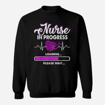 Nurse In Progress Shirt Funny Nurse Gifts Tee Shirt Sweatshirt | Crazezy CA