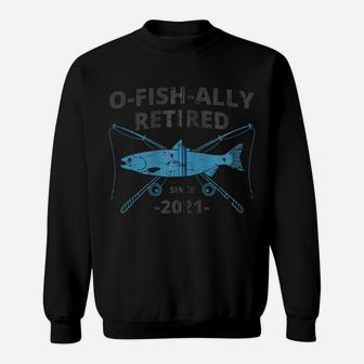 O-Fish-Ally Retired Fishing Gifts Zip Hoodie Sweatshirt | Crazezy UK