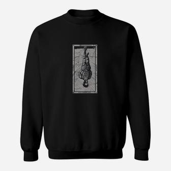 Occult The Hanged Man Tarot Card Vintage Sweatshirt | Crazezy DE