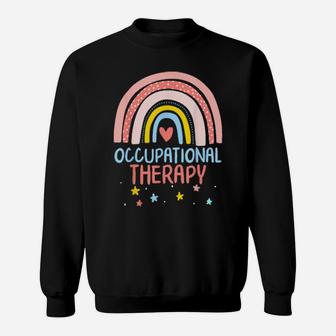 Occupational Therapist Assistant Cute Rainbow Ot Month Sweatshirt - Monsterry UK
