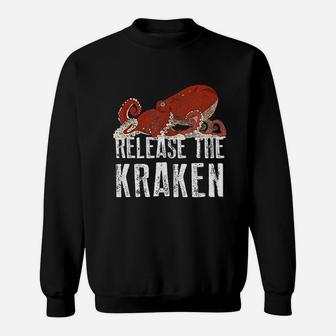 Octopus Release The Kraken Sweatshirt | Crazezy CA