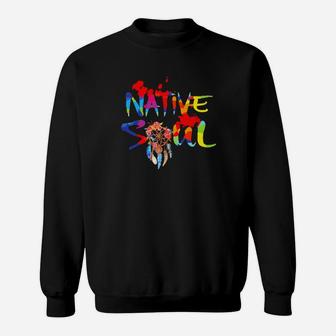 Official Lgbt Native Soul Sweatshirt - Monsterry