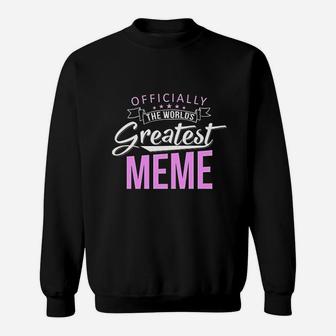 Officially The Worlds Greatest Meme Sweatshirt - Thegiftio