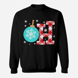 Oh Balls, Buffalo Plaid, Tshirt Whole Family, Christmas Sweatshirt | Crazezy
