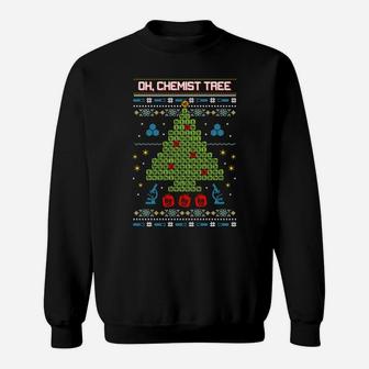 Oh, Chemist Tree - Chemistry Tree Christmas Science Sweatshirt Sweatshirt | Crazezy DE