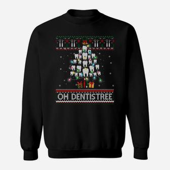Oh Dentistree Dentist Christmas Ugly Xmas Sweater Sweatshirt | Crazezy CA