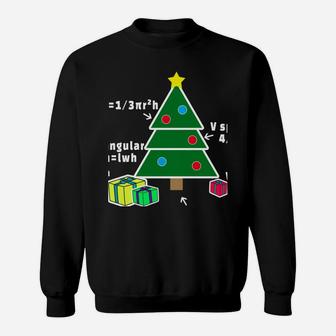 Oh Geometree Christmas Tree Math Teacher Geometry Xmas Gift Sweatshirt | Crazezy UK
