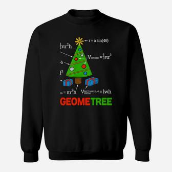 Oh Geometree Geometry Math Science Teacher Christmas Funny Sweatshirt | Crazezy CA