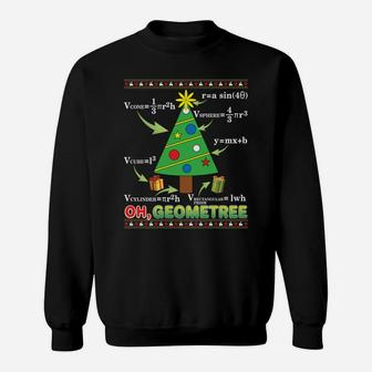 Oh Geometree Geometry Math Teacher Christmas Tree Sweater Sweatshirt | Crazezy DE