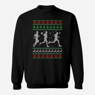 Oh What Fun It Is To Run Christmas Running Gift Run Runner Sweatshirt | Crazezy