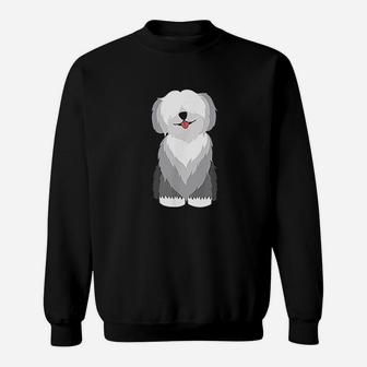 Old English Sheepdog Puppy | Dog Lover Gift Sweatshirt | Crazezy
