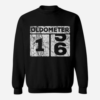 Oldometer 15-16 Car Odometer Funny 16Th Birthday Sweatshirt | Crazezy AU