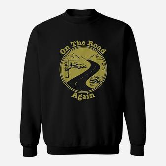 On The Road Again Vacation Camping Road Trip Sweatshirt - Thegiftio