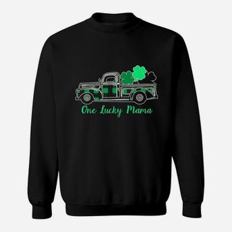 One Lucky Mama Sweatshirt | Crazezy